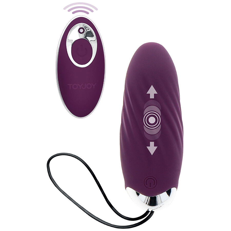 Happiness Knock Knock Eggstavagant Vibrador Con Control Remoto Morado