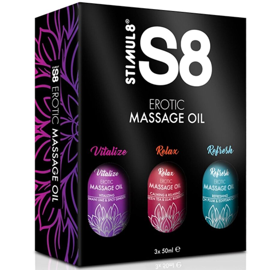 S8 Caja De Aceite De Masaje 3 X 50 Ml