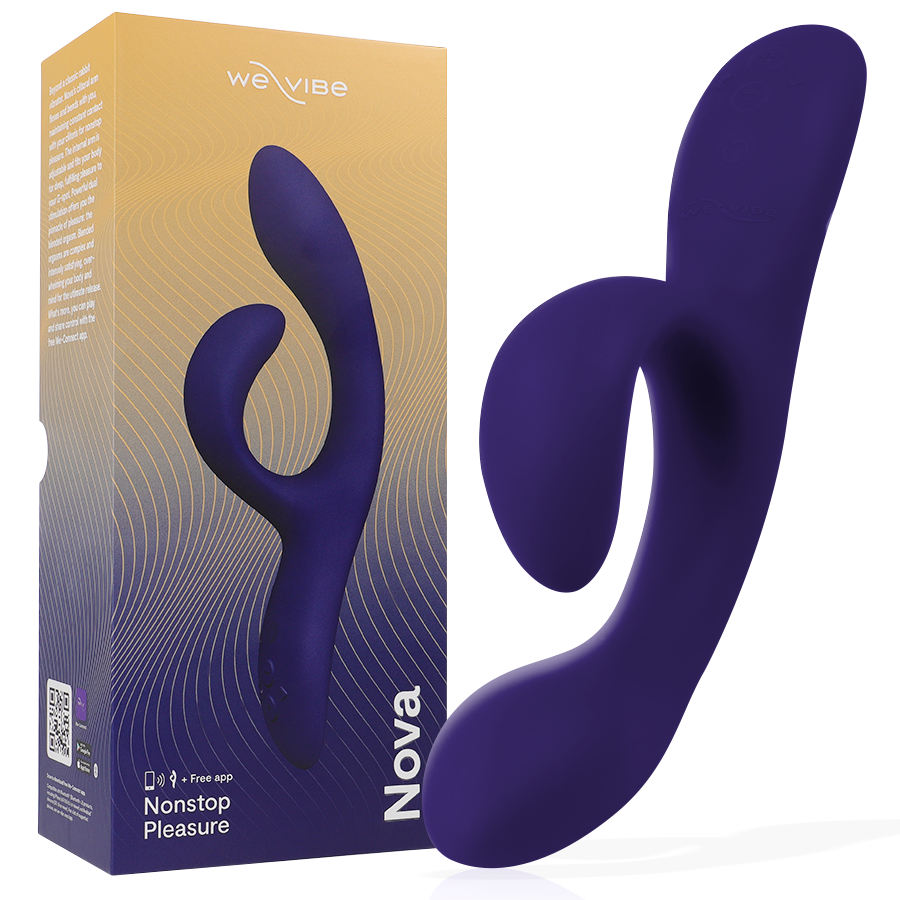 Nova 3 Vibrador Rabbit Azul Medianoche