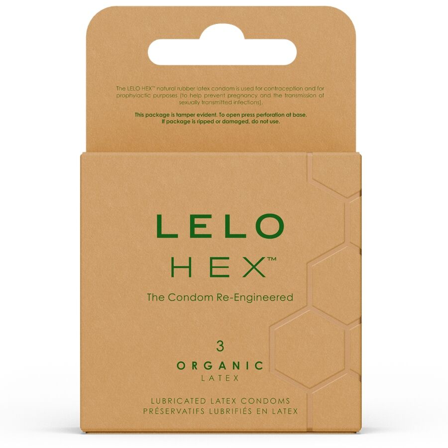 Hex Organic Preservativo Caja 3 Uds
