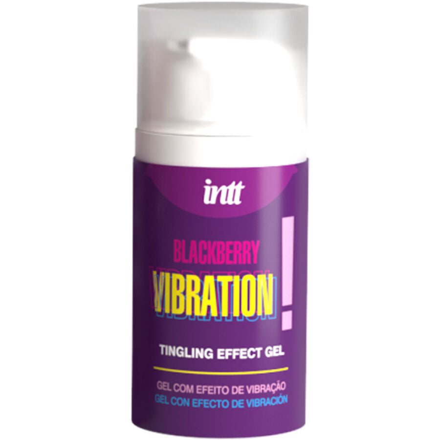 Gel Vibrador Líquido Sabor Mora 15 Ml