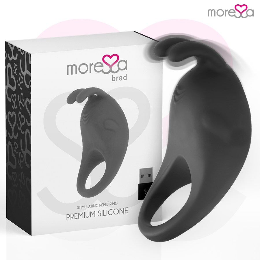 Brad Premium Silicone Recargable Negro