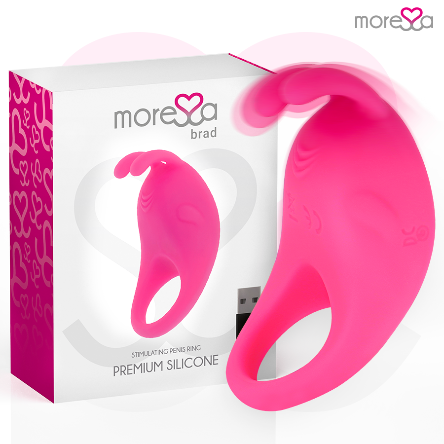 Brad Premium Silicone Recargable Rosa
