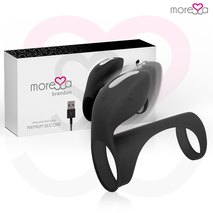 Brandon Potente Anillo Vibrador Con Funda De Engrosamiento Masculino