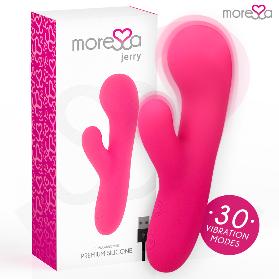 Jerry Clip Vibrador Punto G Y Clitoris Premium Silicone Recargable