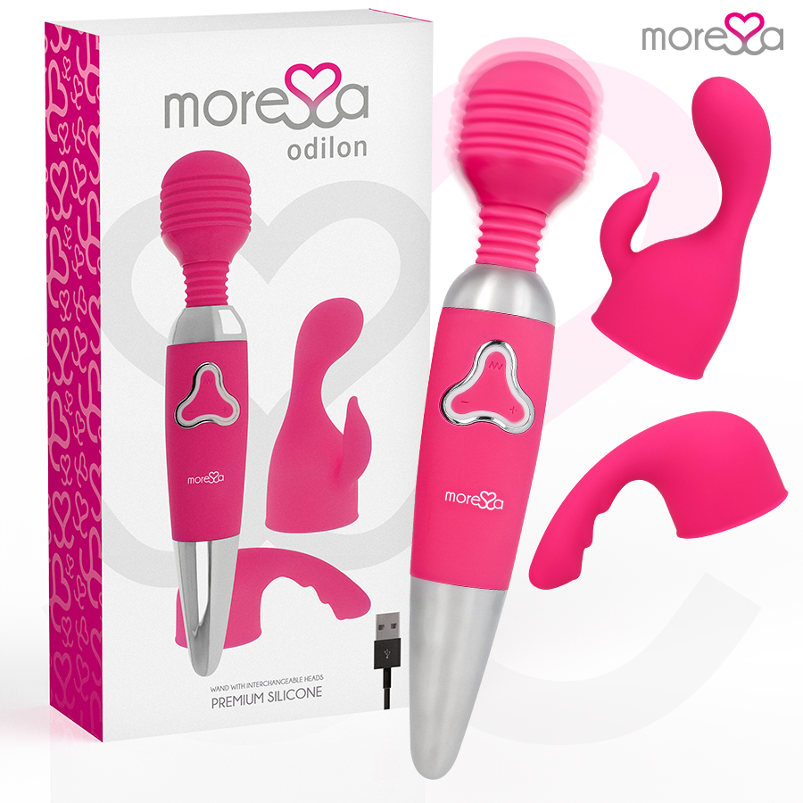 Odilon Wand Potente Motor Mas Dos Cabezales Premium Silicone Recargable