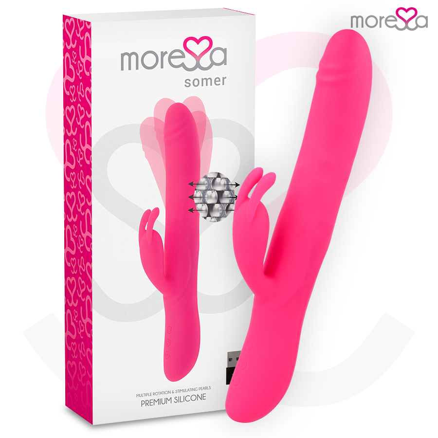 Somer Rotador Perlado Y Potente Vibración Silicona Premium