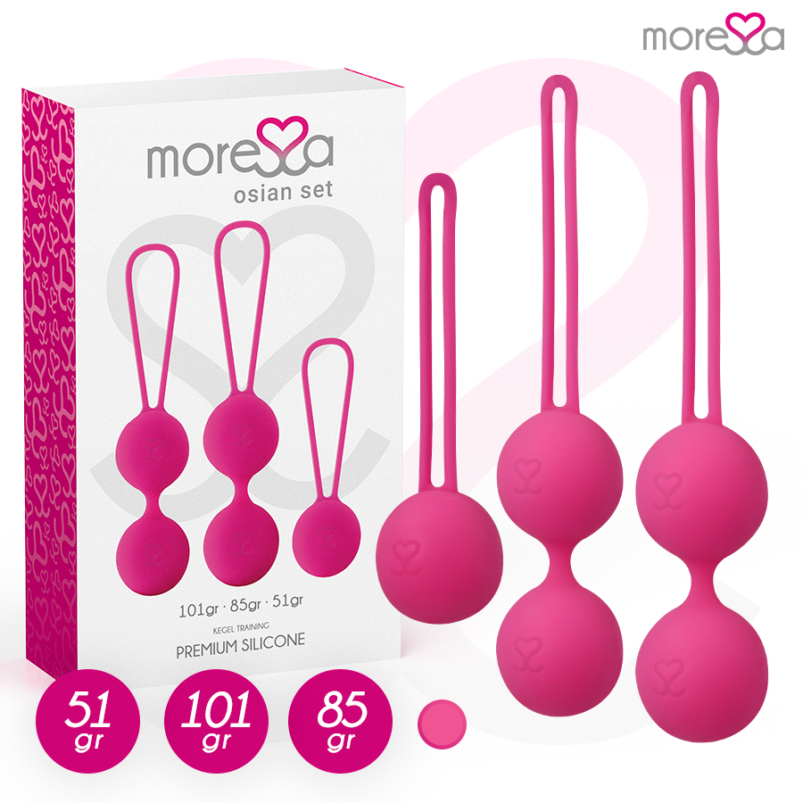 Osian Set Premium Silicona Rosa (Osian One - 51 G | Osian Two - 101 G | Osian Three 85 G)