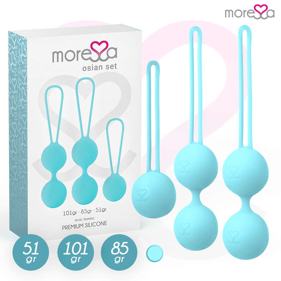 Osian Set Osian One; 51 Gr / Osian Two; 101 Gr / Osian Three 85 Gr Premium Silicona Turquesa