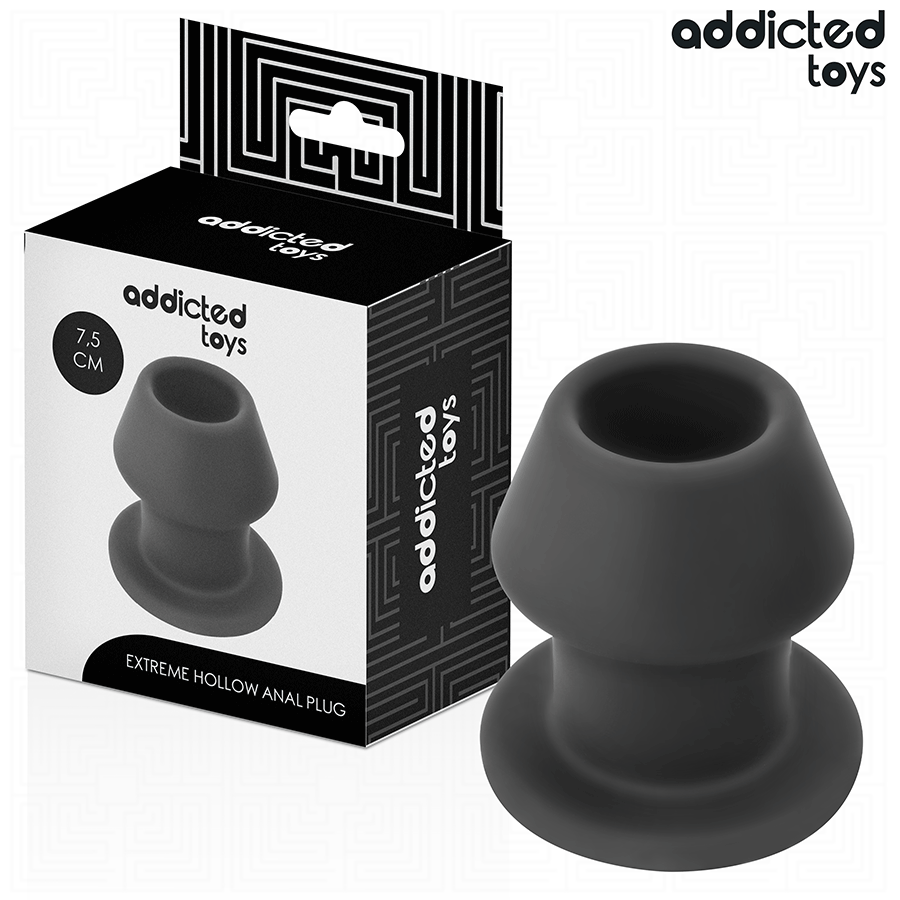 Plug Anal Hueco Extrem Silicona Talla S 7,5 Cm