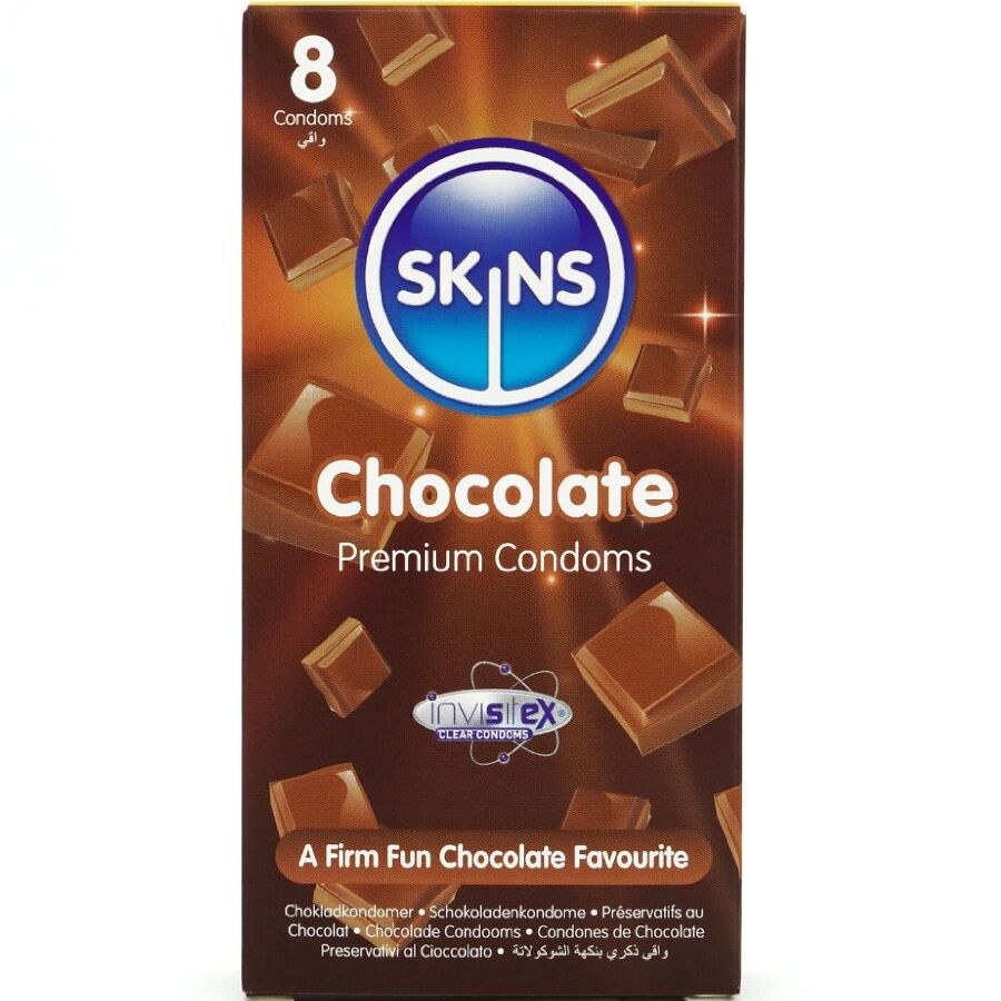 Preservativos Premium Sabor Chocolate Pack 8