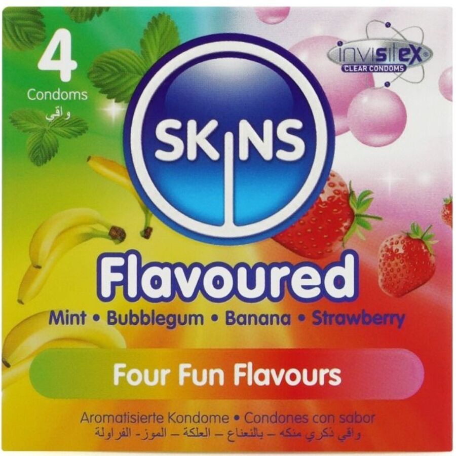 Multi Sabores Preservativos Premium Pack 4