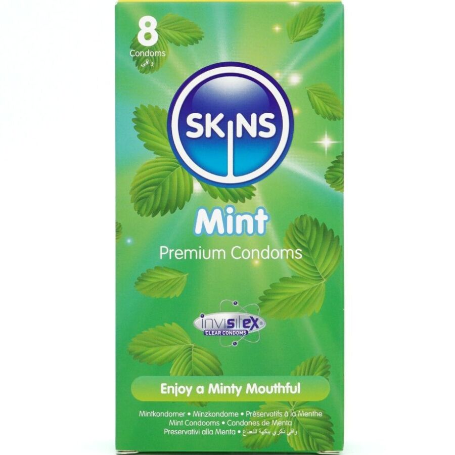 Preservativos Premium Sabor Menta Pack 8