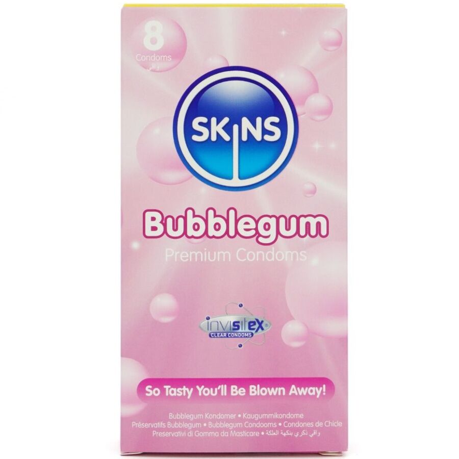 Preservativos Premium Sabor Chicle Pack 8