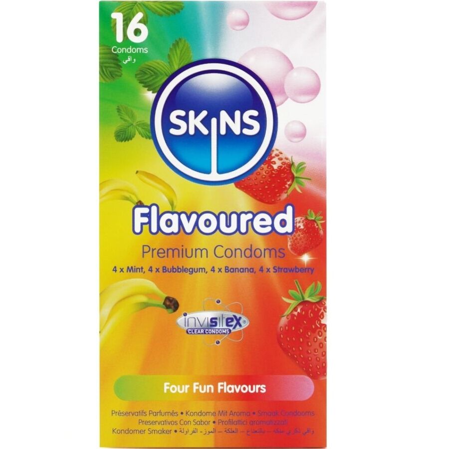 Multi Sabores Preservativos Premium Pack 16