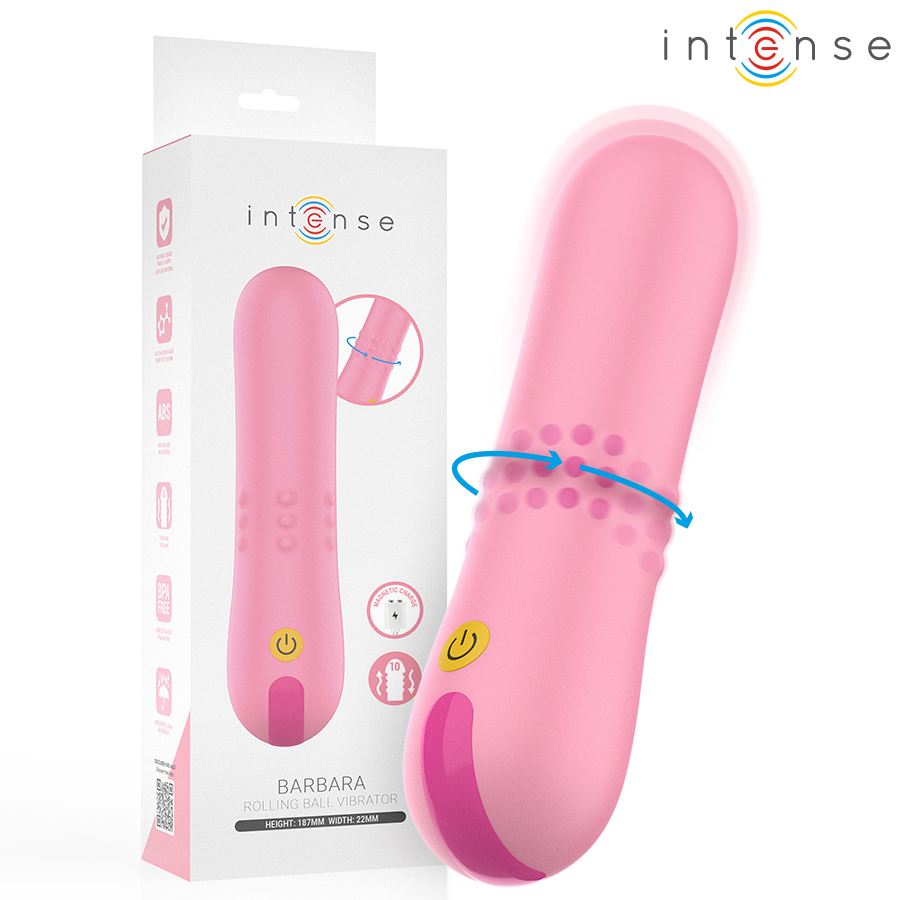 Barbara Vibrador Con Perlas Giratorias