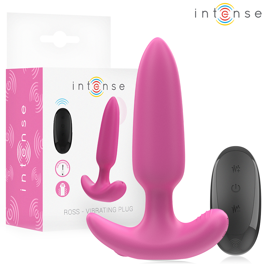 Ross Plug Anal 10 Vibraciones Rosa Control Remoto