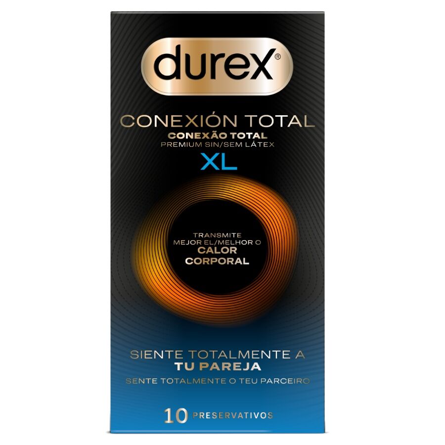 Conexión Total Xl Ultra Fino Plus Sin Látex 10 Unidades