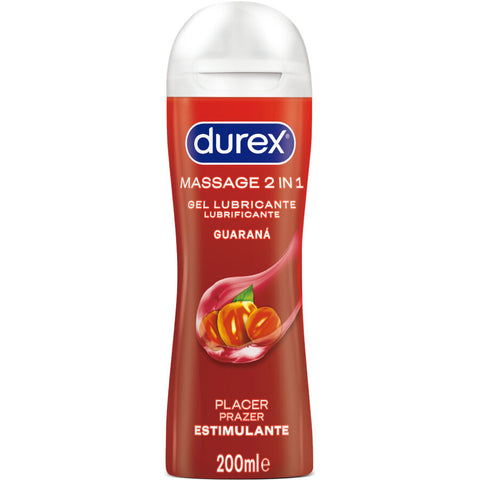 Gel Lubricante De Masaje Estimulante Guaraná 200 Ml