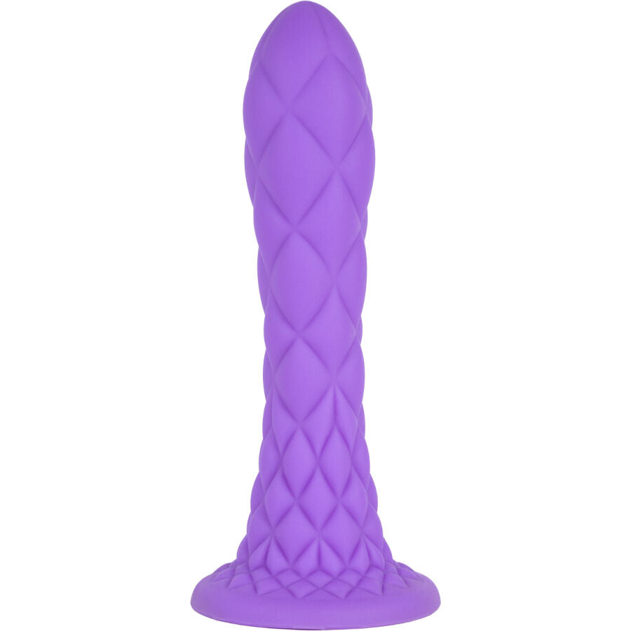 Dreamy Dildo Fantasy Silicona Liquida Termoreactivo Violeta 18.5 Cm