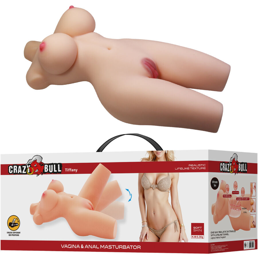Tiffany Torso Femenino Realista Vagina Y Anal 5.5 Kg