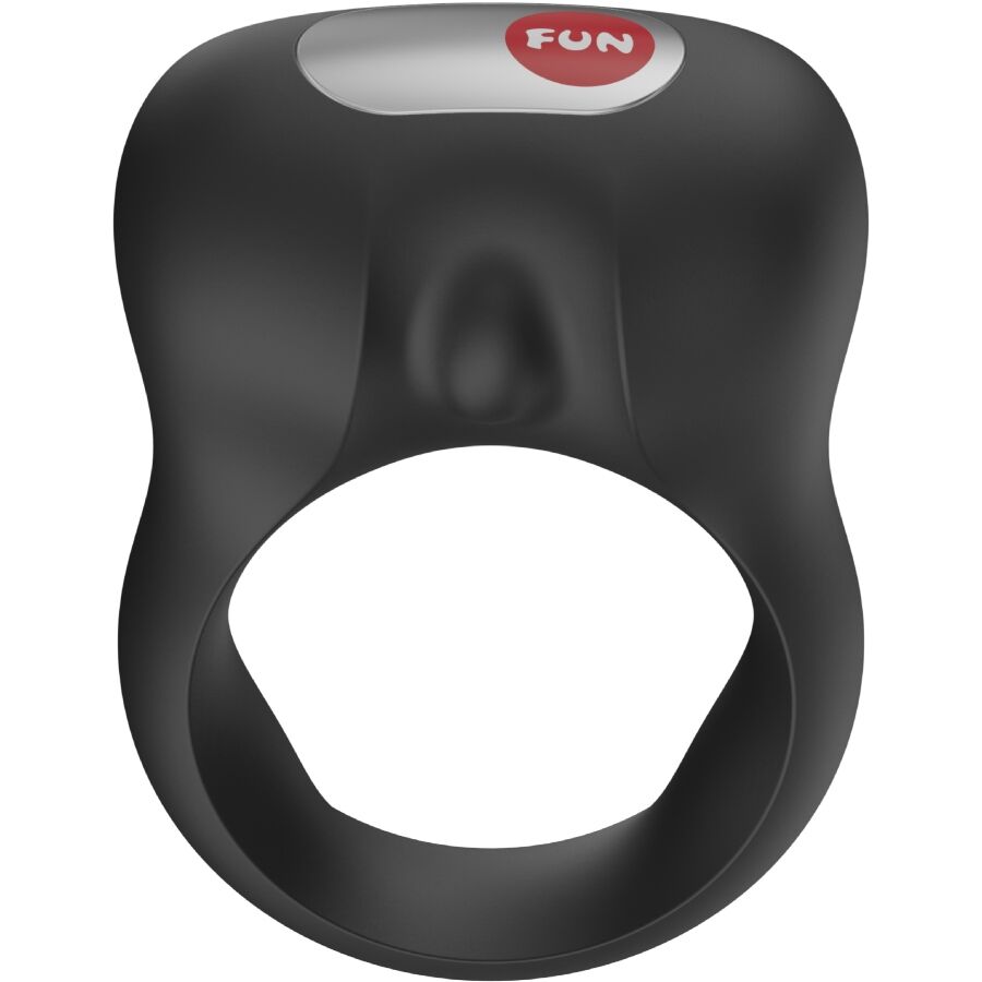 Steady Anillo Vibrador Pene Negro
