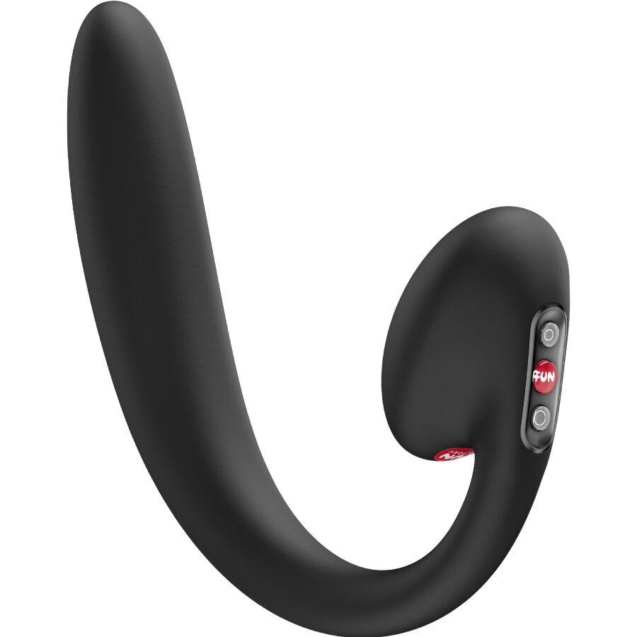 Crescendo Doble Vibrador Insertable Air Pulse Negro