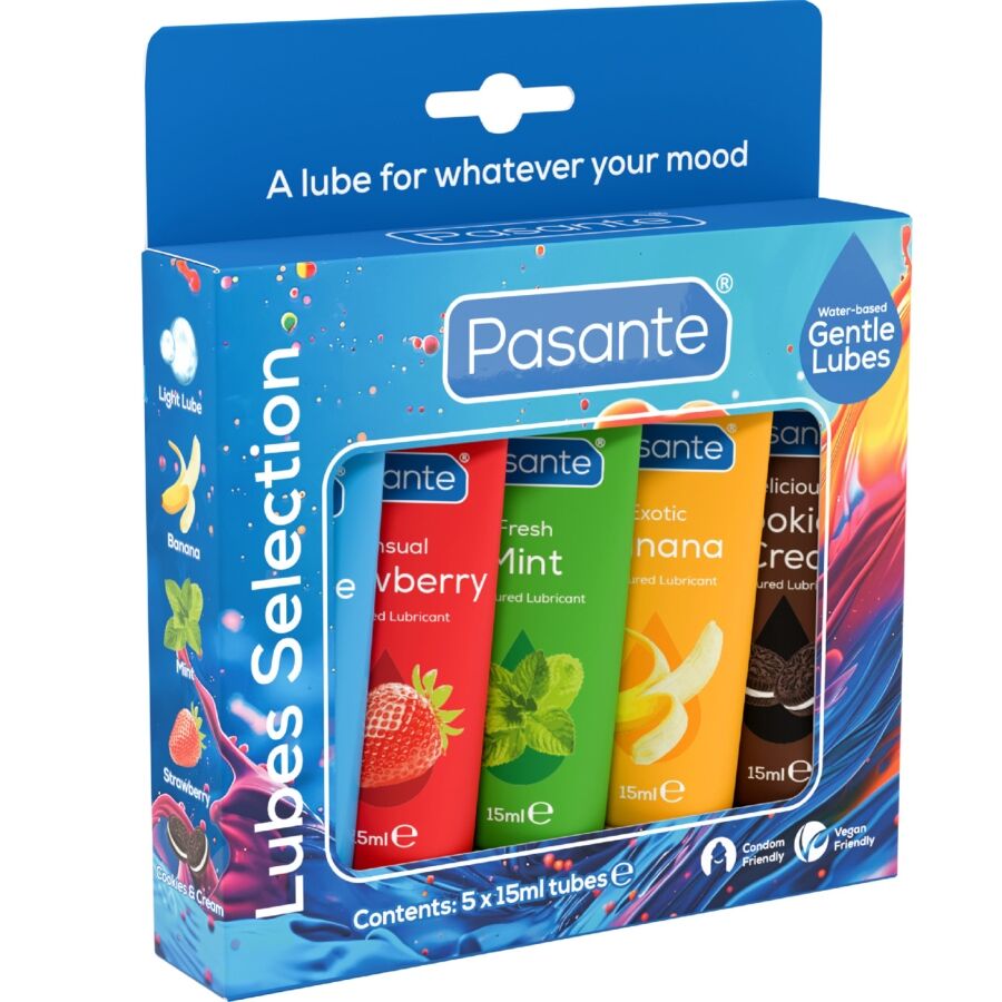 Pack Lubricantes Sabores Variados 5 Uds X 15 Ml