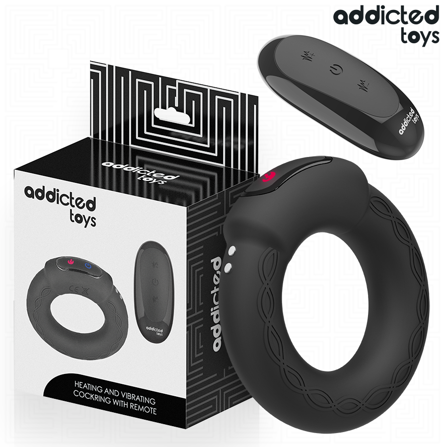 Anillo Pene Vibrador Efecto Calor Control Remoto