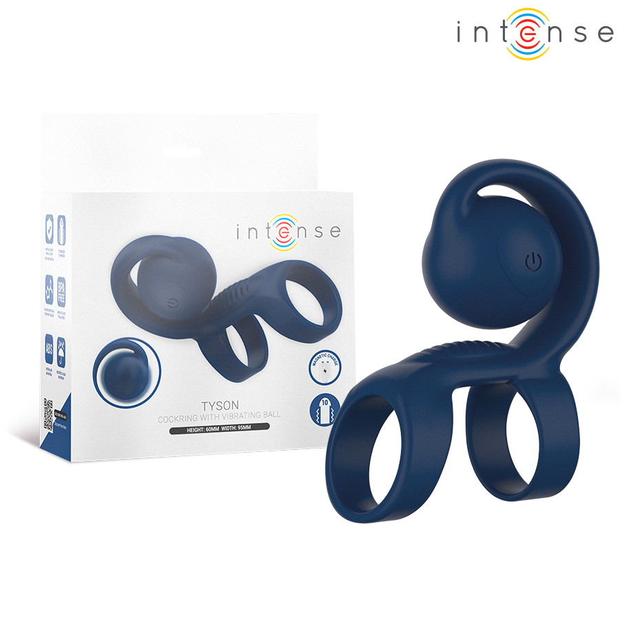 Tyson Anillo Potenciador Con Caracol Vibrador Ø 3,2 Cm