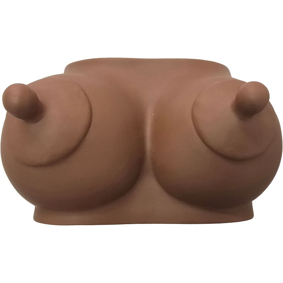 Hucha Forma De Tetas Tono Oscuro