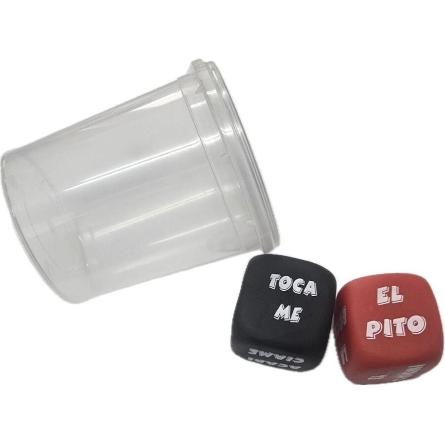 Dados Verbo + Lugar Del Cuerpo Con Cubilete