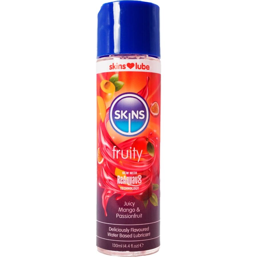 Fruity Lubricante Base De Agua Mango & Fruta Pasión 130 Ml