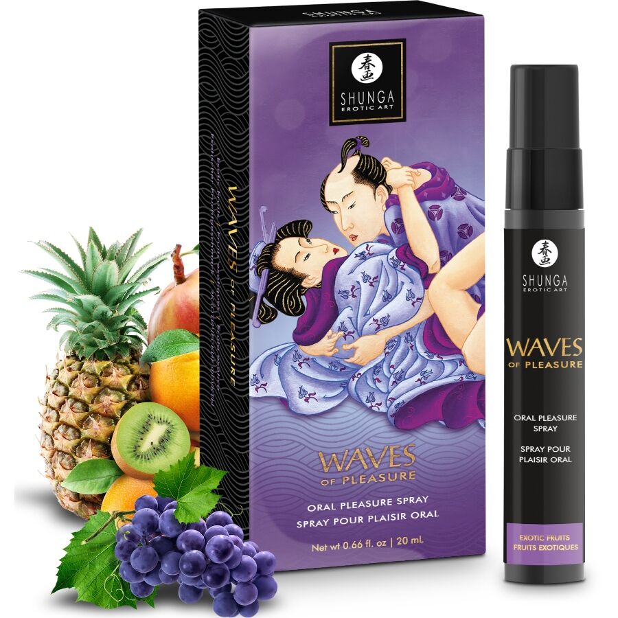 Waves Pleasure Spray Oral Seductor Frutas Exóticas 20 Ml
