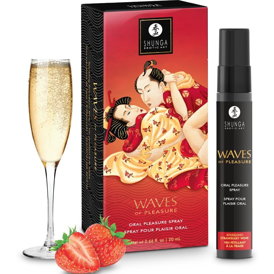 Waves Pleasure Spray Oral Seductor Fresa 20 Ml