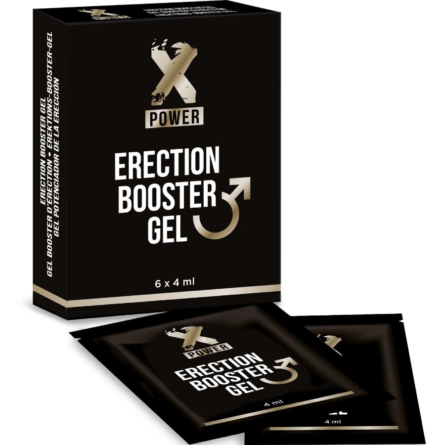 Erection Booster Gel Potenciador Ereccion 6 X 4 Ml