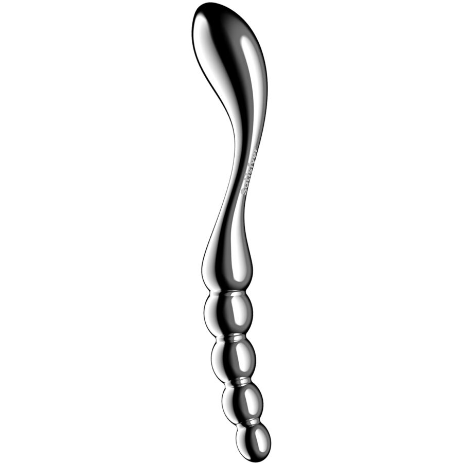 Star Force 1 Dildo Acero Inoxidable Doble Uso