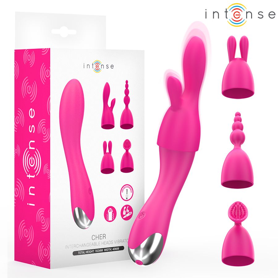 Cher Vibrador 20 Patrones Con Cabezales Intercambiables