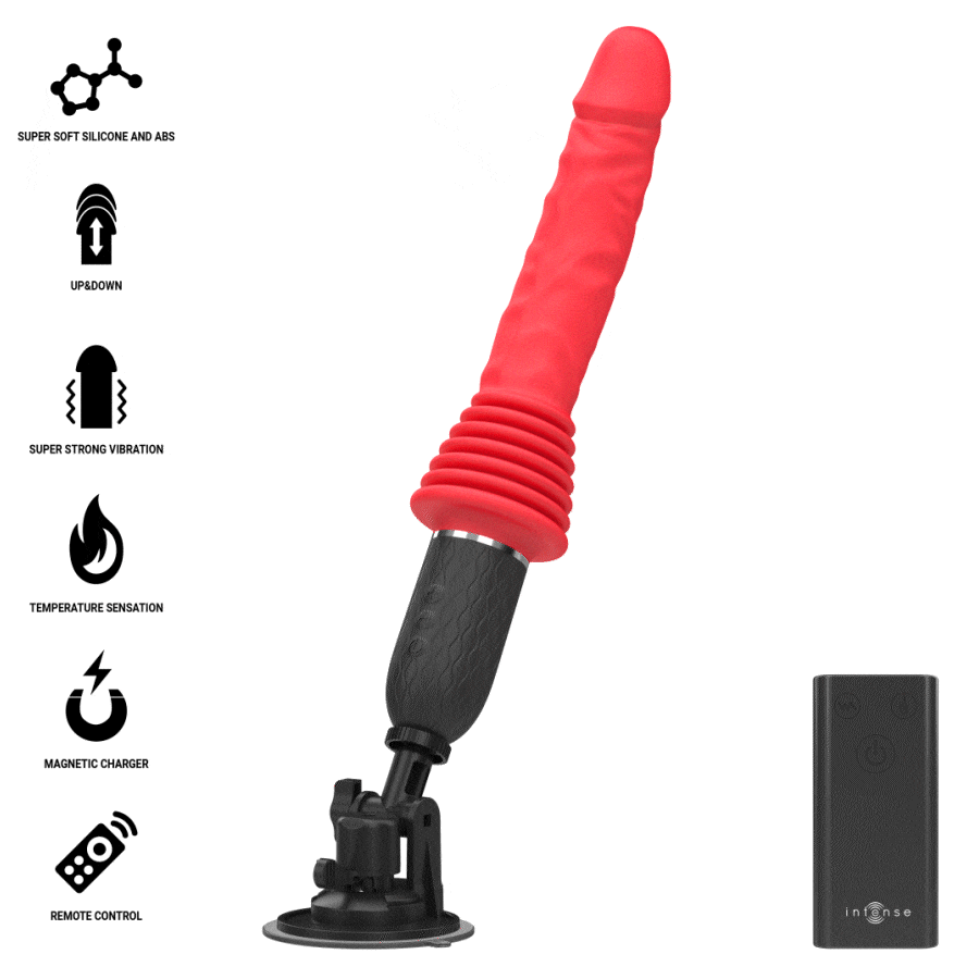 Cynthia Vibrador Thrusting Control Remoto Con Calor