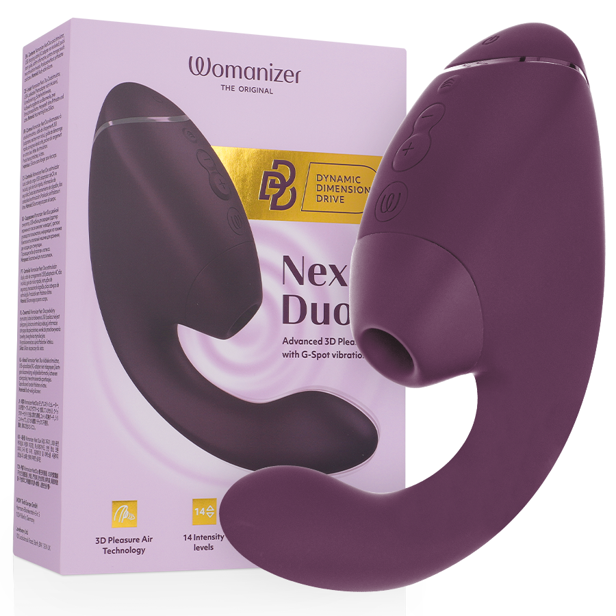Duo Next Estimulador Vibrador Dual Clítoris & Punto·g Morado