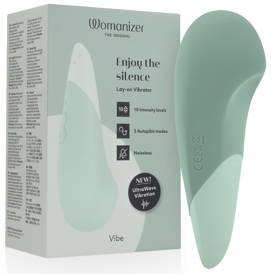 Vibe Vibrador Lay-On Silencioso Verde Claro