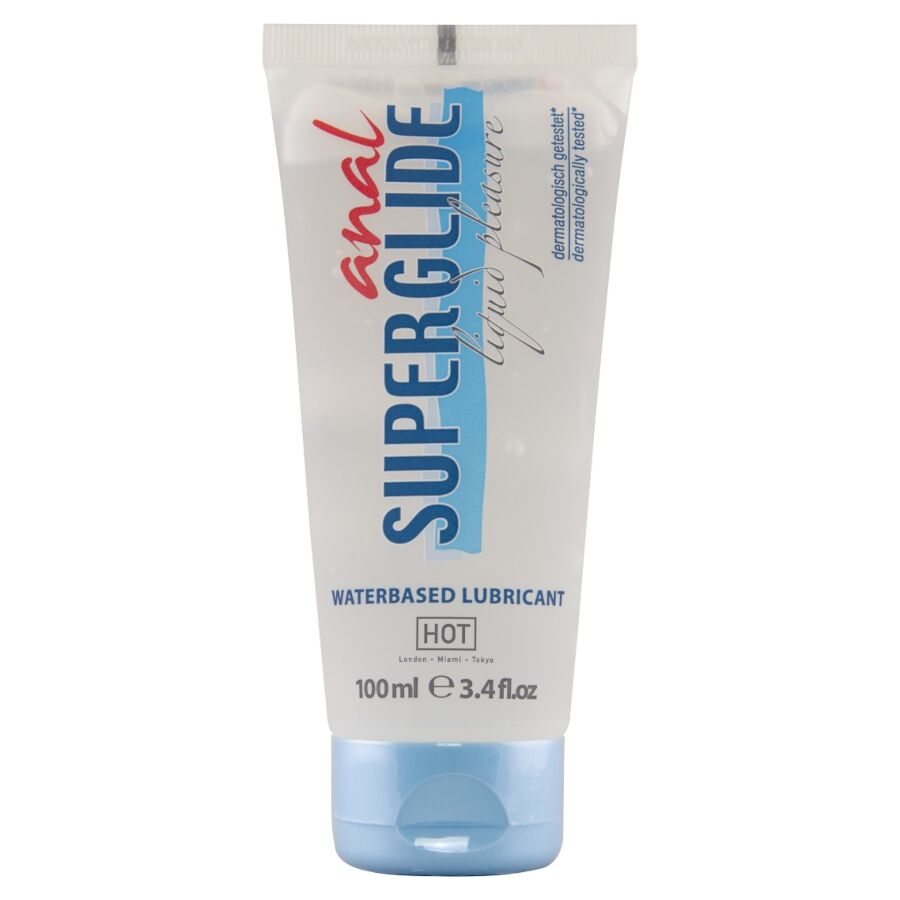 Anal Superglide Liquid Pleasure Lubricante Anal Base Agua 100 Ml