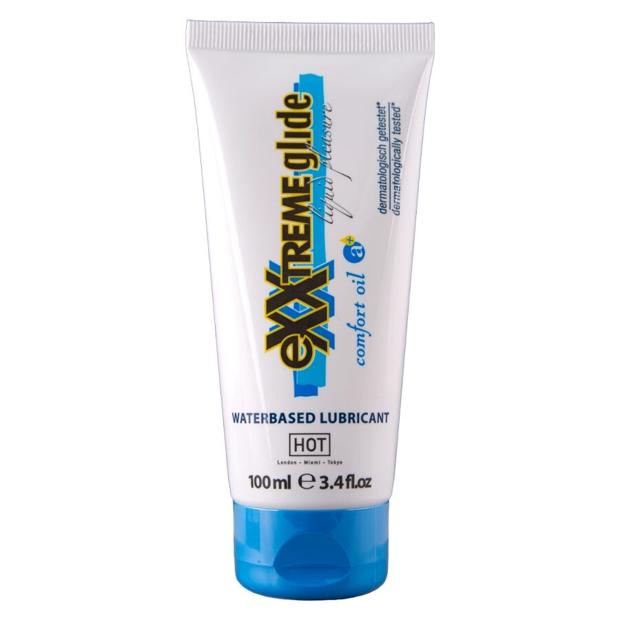 Exxtreme Glide Lubricante Base Agua + Aceite Confort A+ 100 Ml