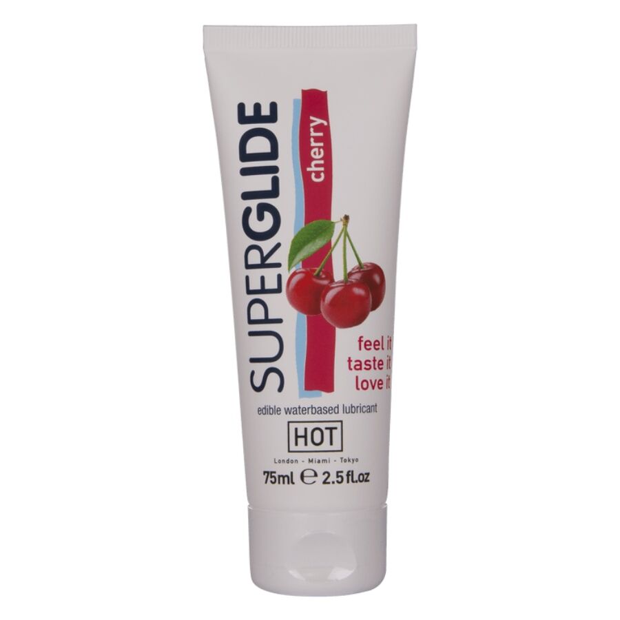 Superglide Lubricante Comestible Base Agua Cereza 75 Ml