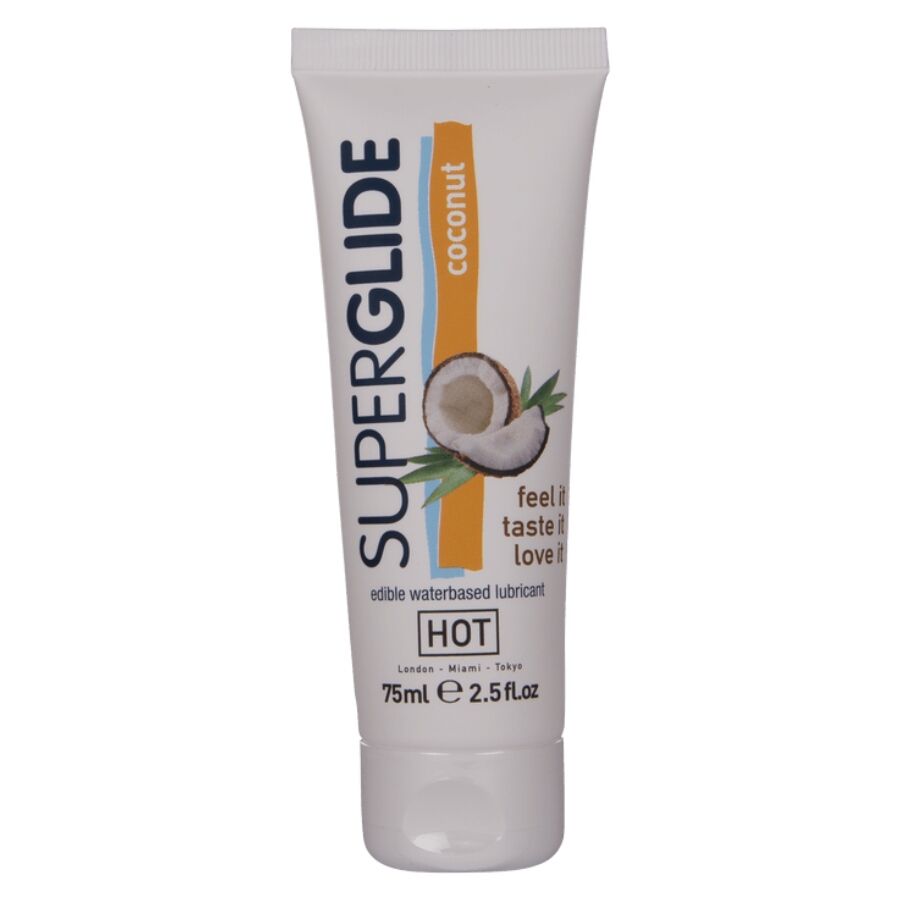 Superglide Lubricante Comestible Base Agua Coco 75 Ml