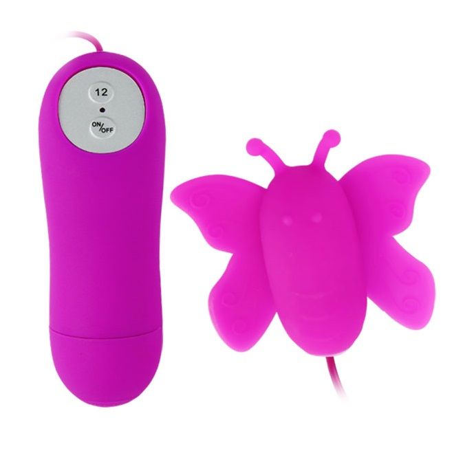 Estimulador De Clítoris Mariposa Love Eggs 12 Velocidades Lila Control Remoto