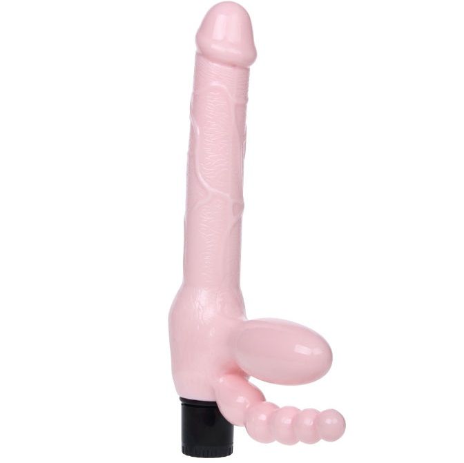Arnés Sin Cuerda Tpr Con Vibración Y Estimulacion Anal 25.4 Cm