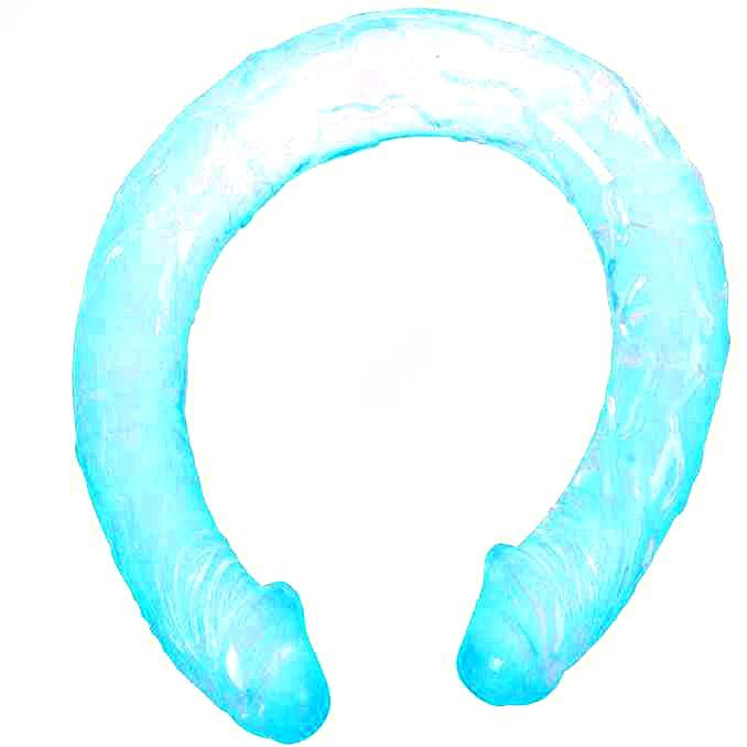 Double Dong Azul 44.5 Cm