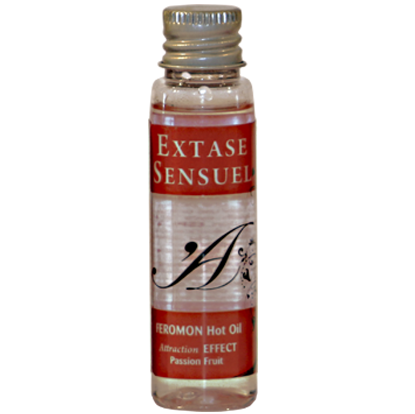 Aceite Masaje Efecto Calor Con Feromonas Fruta De La Pasion Viaje 35 Ml