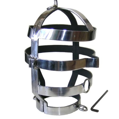 Mascara Con Collar Acero